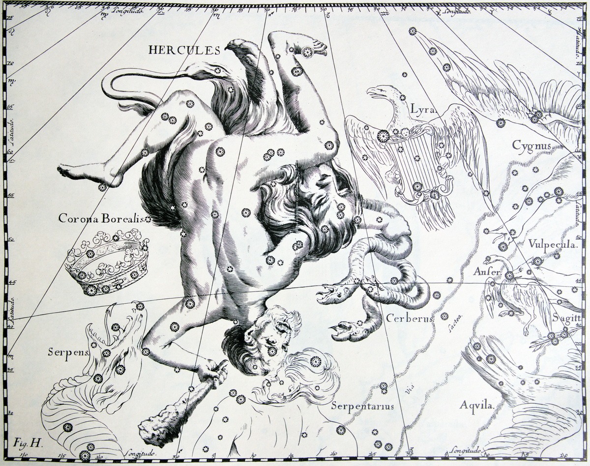 Hercules Hevelius Atlas