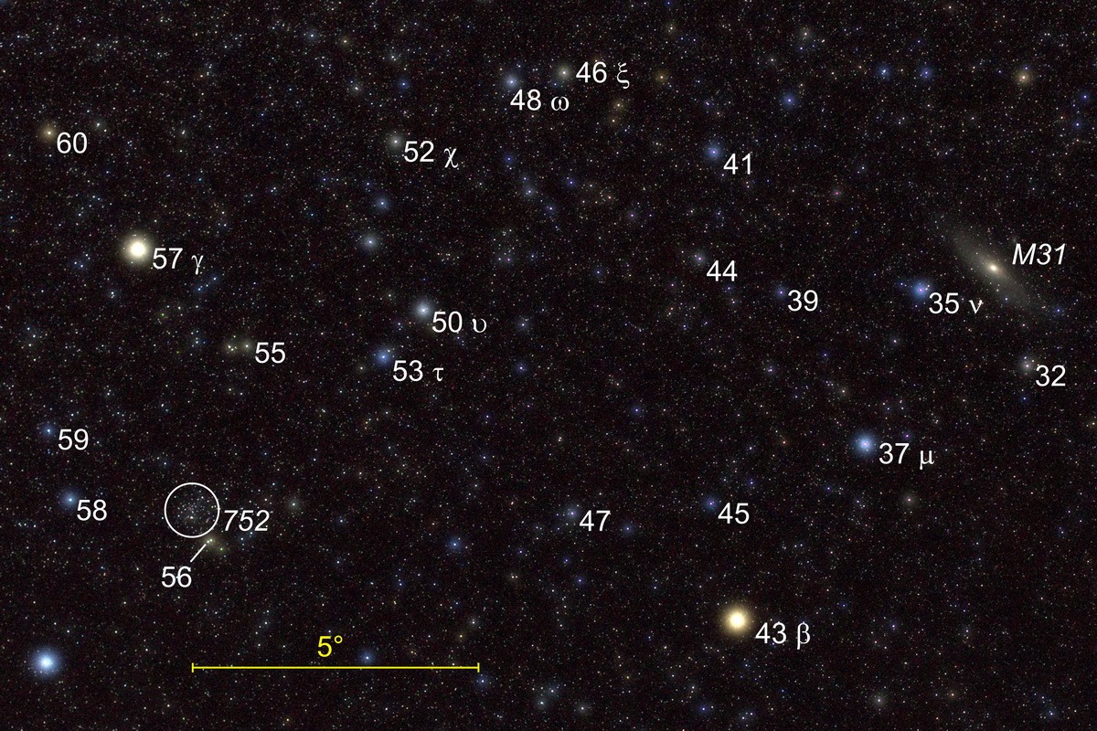 Umgebung NGC752