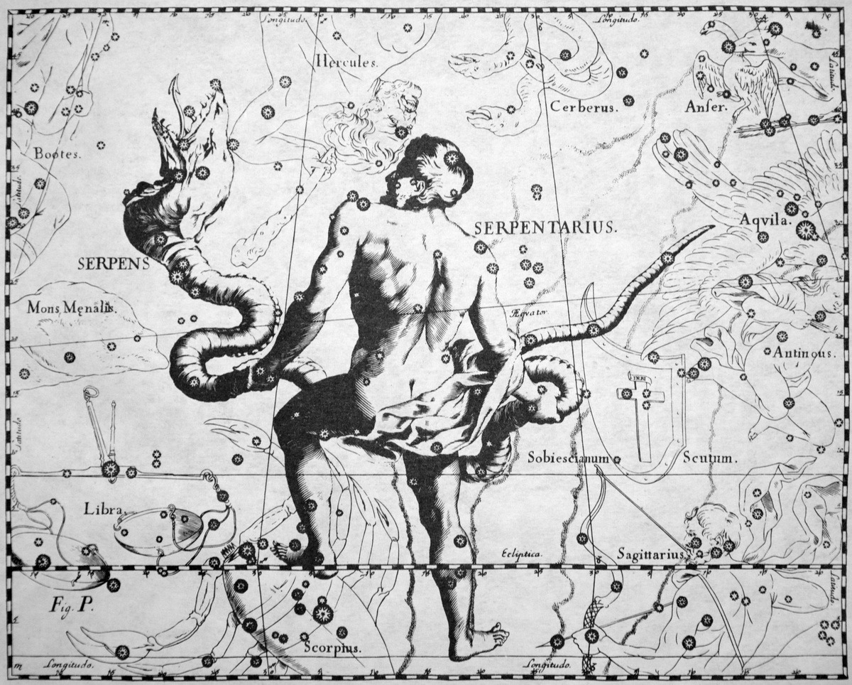 ophiuchus serpens hevelius atlas