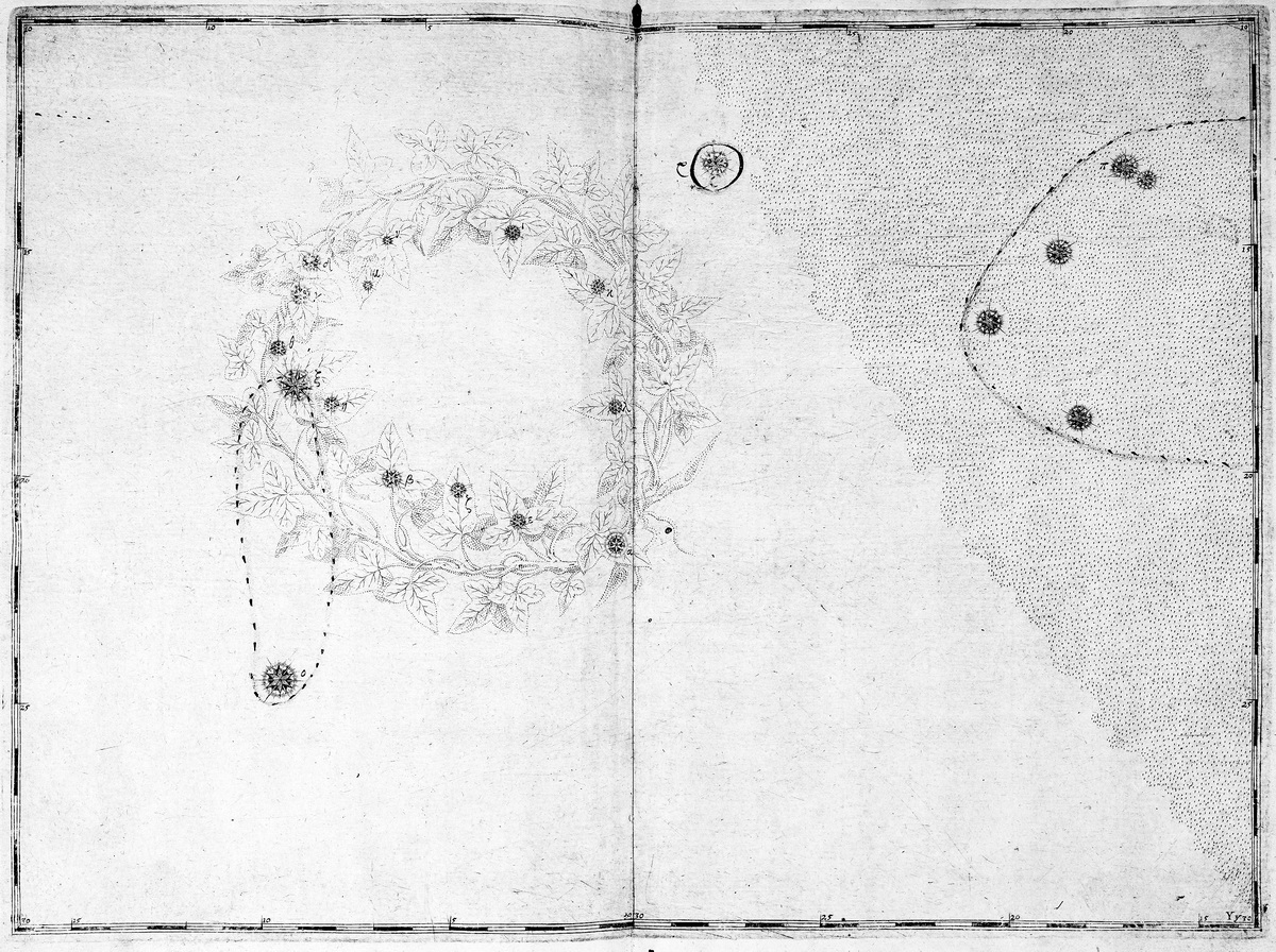 sternbild corona australis bayer uranometria 1603
