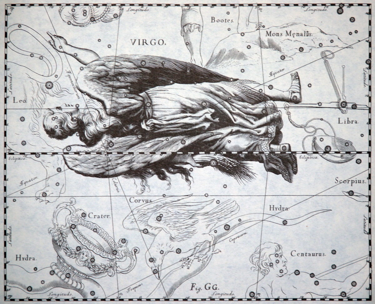 sternbild jungfrau virgo hevelius atlas