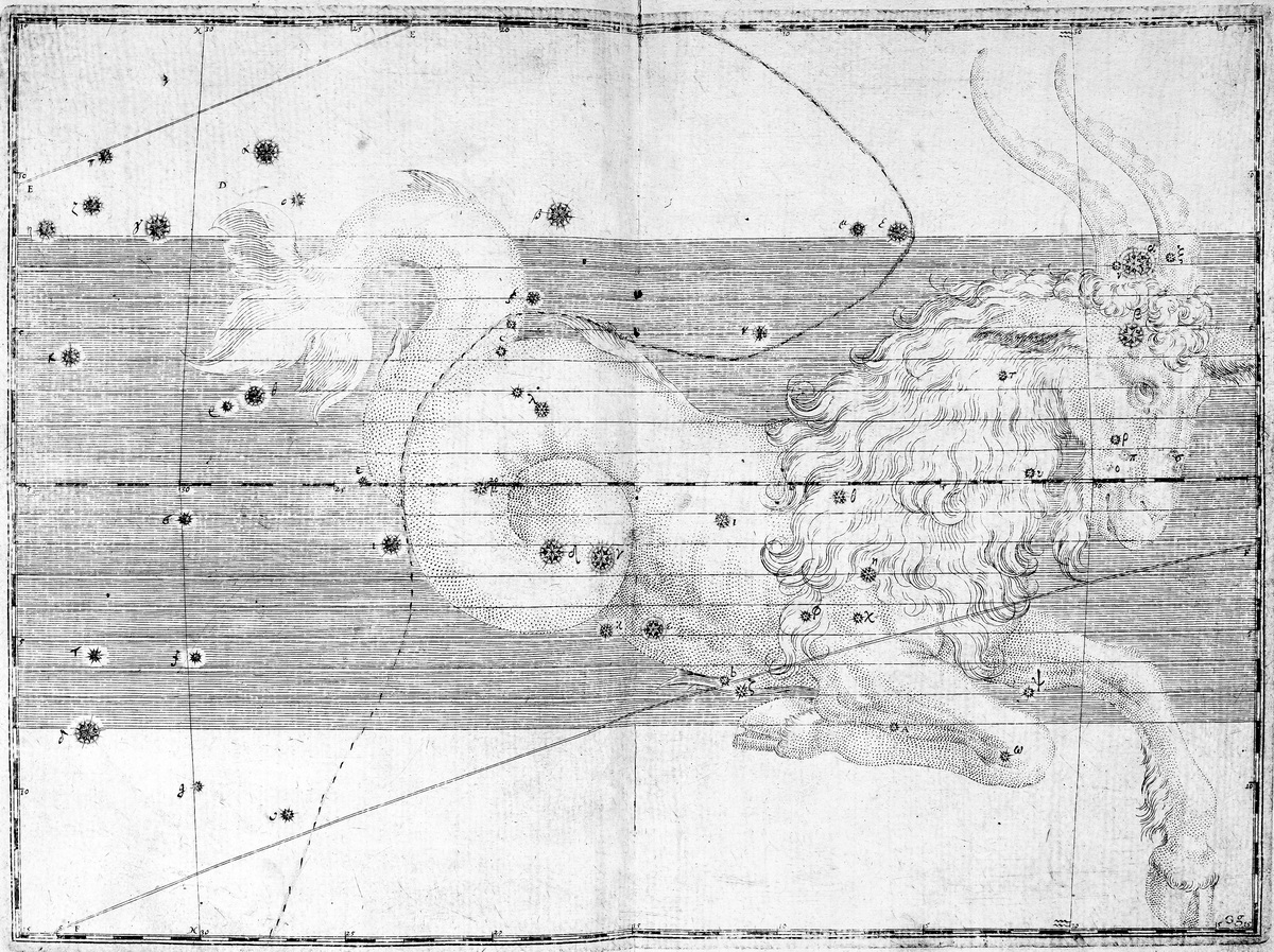 sternbild steinbock bayer uranometria 1603