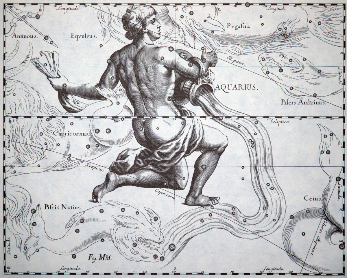 sternbild wassermann aquarius hevelius atlas